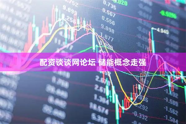 配资谈谈网论坛 储能概念走强